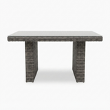 Amani Lounge Dining Table - Grey — side view