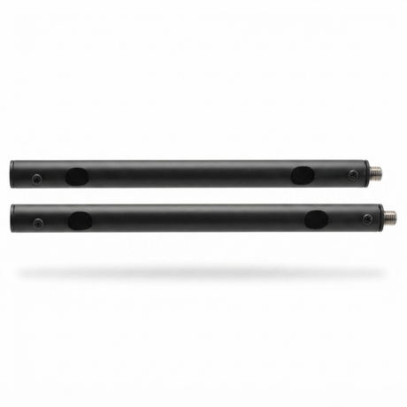 2pc Extension Mount Poles 300mm - Black — side view