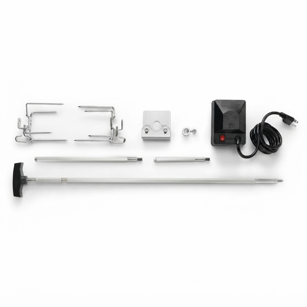 Napoleon 240V Rogue Heavy Duty Rotisserie Kit — side view