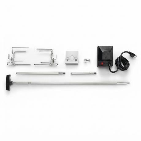 Napoleon 240V Rogue Heavy Duty Rotisserie Kit — side view
