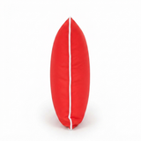 Pantone Red 45x45 Outdoor Cushion — side view