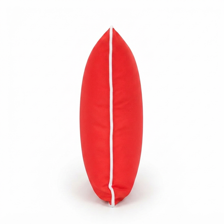 Pantone Red 45x45 Outdoor Cushion — side view