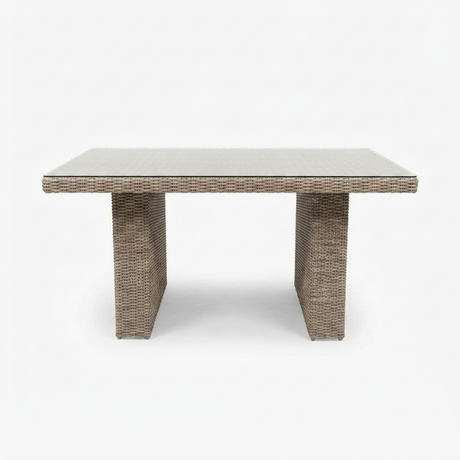 Amani Lounge Dining Table - Driftwood — side view