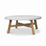 Orlando Teak Coffee Table — side view