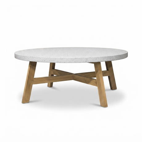 Orlando Teak Coffee Table — side view