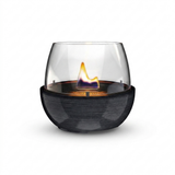 Tenderflame Tulip 18 Reactive Glaze Black — side view