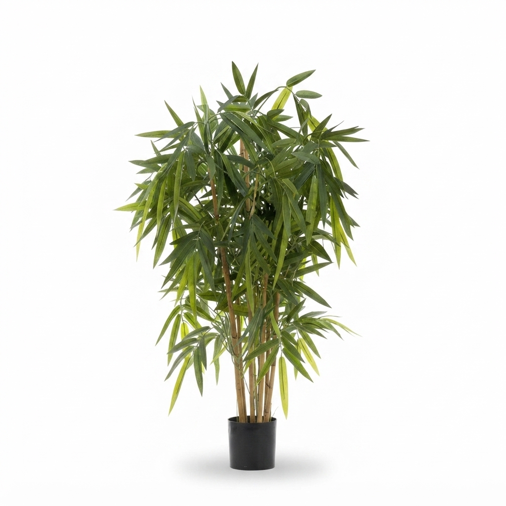 New Bamboo Tree - Artificial Plant (100cm) — side view