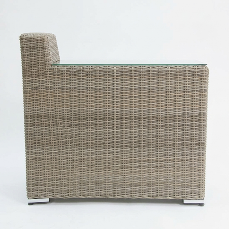 Amani Centre Table - Driftwood — side view