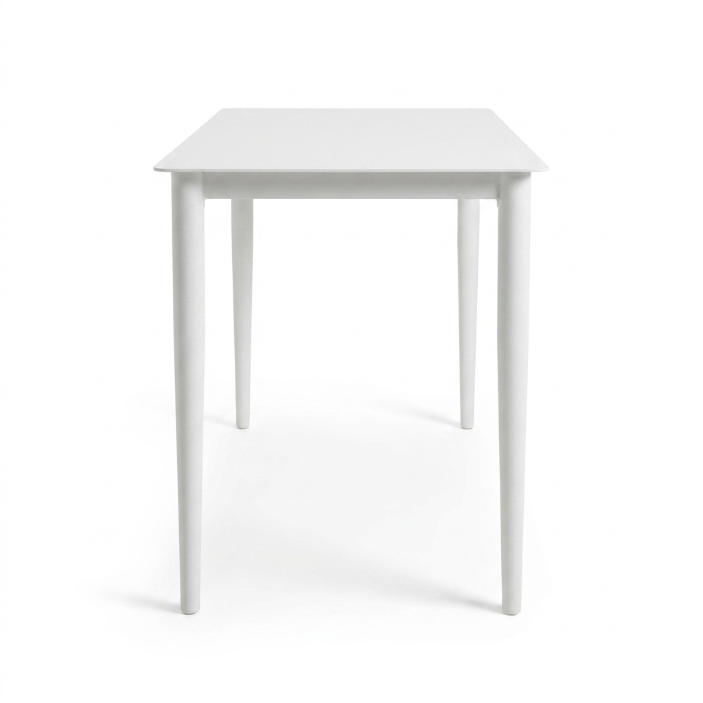 Palma 145cm Bar - White — side view