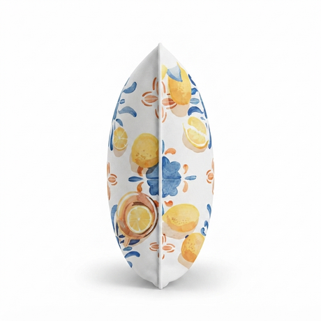 Citrus Splash 45x45 Outdoor Cushion — side view