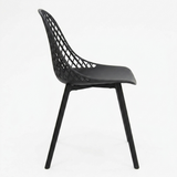 Persia Dining Chair - Black — side view