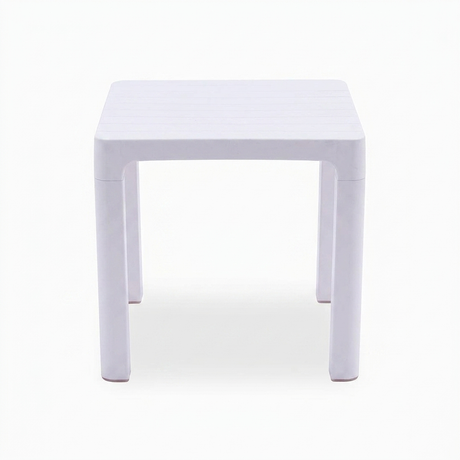 Aloha Side Table - White — side view