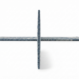 Pearl Blue Floral Polypropylene - Outdoor Rug — side view