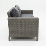 Banksia 3 Seat Sofa - Grey Storm — side view