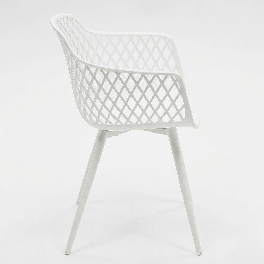 Java Dining Chair - White — side view