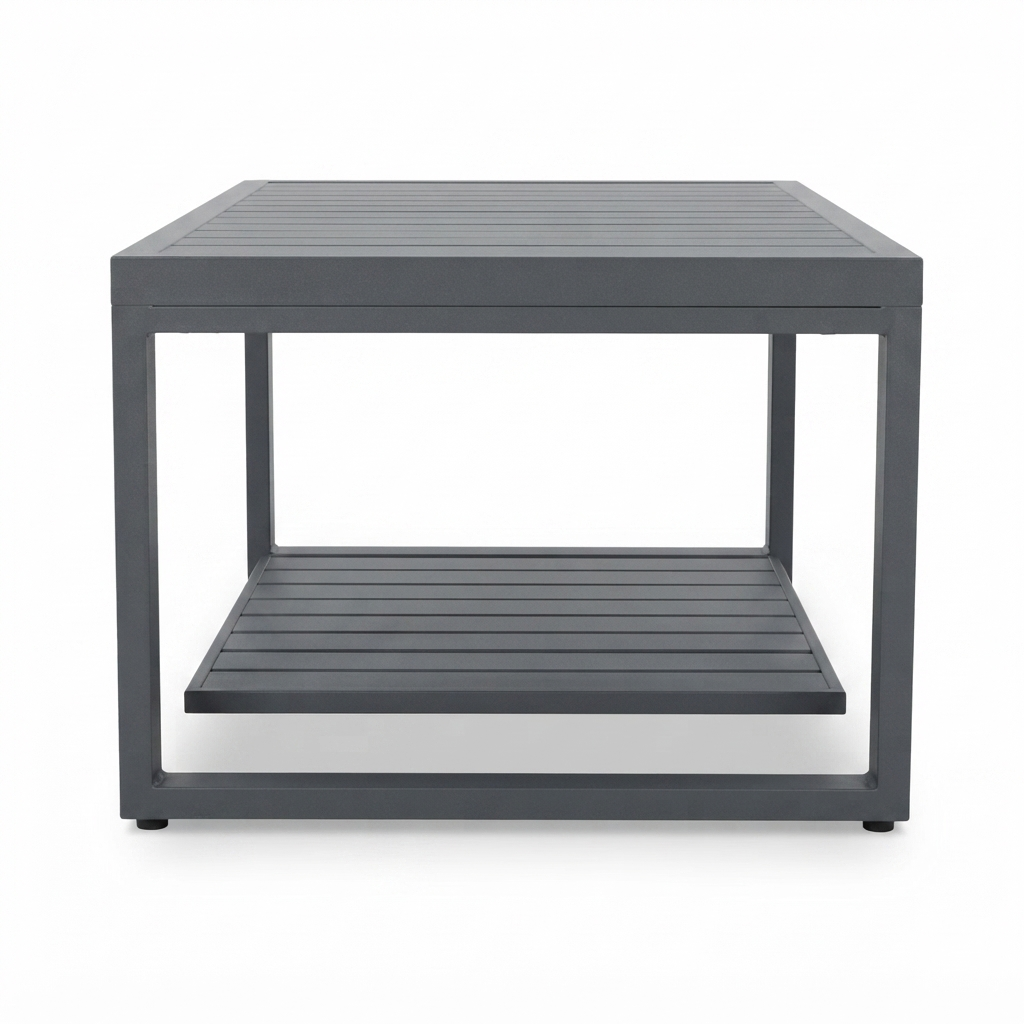 Napoli Lounge coffee table extras — side view