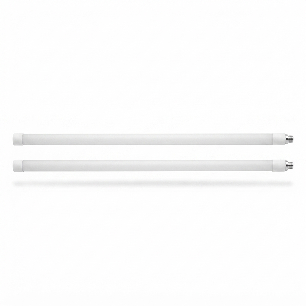 Intense Elegance Extension Poles 900mm - White — side view