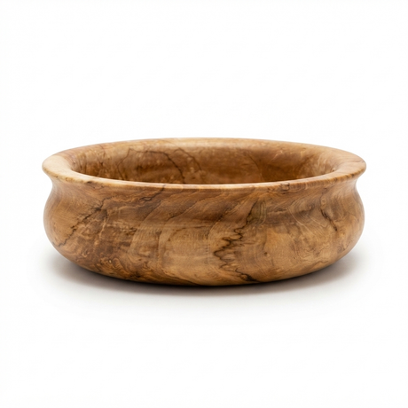 Teak Bowl — side view