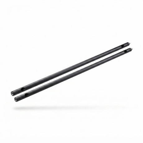 2pc Extension Mount Poles 1200mm - Black — side view