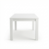 Dallas 180cm Dining Table - White — side view