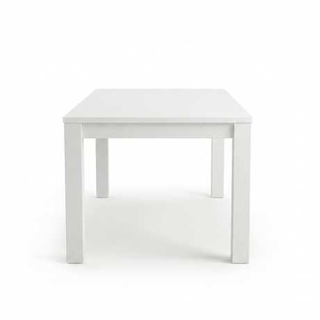 Dallas 180cm Dining Table - White — side view
