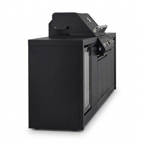 Crossray Xplor Bas BBQ Outdoor Kitchen GD4KB-04 - Black — side view