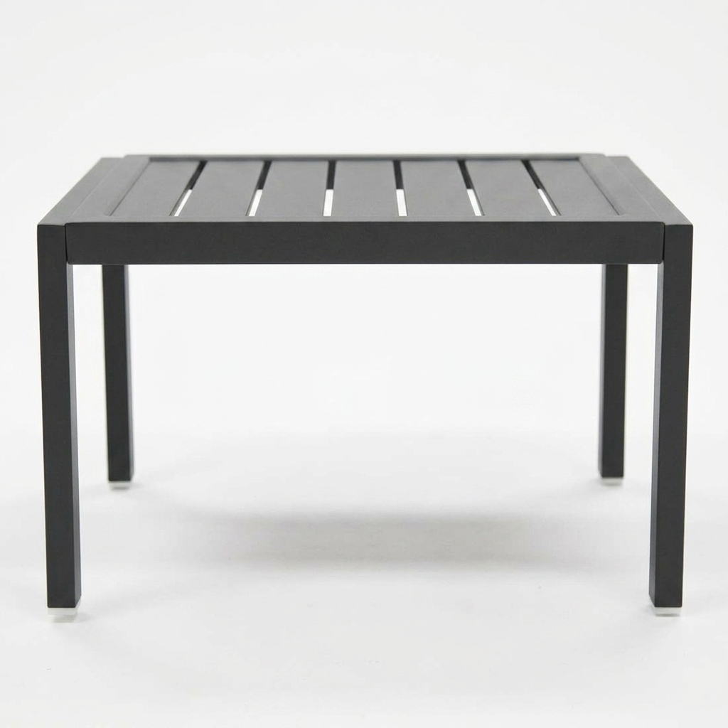 Eaglemont Side Table - Gunmetal — side view