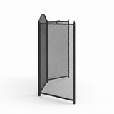 Fire Screen for Woodheaters - Economical — side view