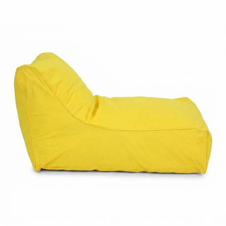 Chill Out Yellow Outdoor Beanbag — side view