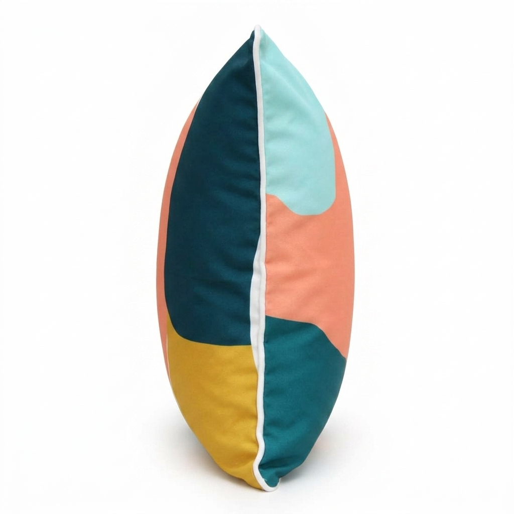 Tuscan Skies Outdoor Cushion 45x45cm — side view
