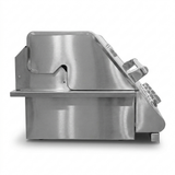 Crossray Xplor 4 Burner Stainless Steel In-Built Barbecue TCX4FL — side view
