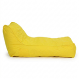 Laid Back Yellow Outdoor Beanbag — side view