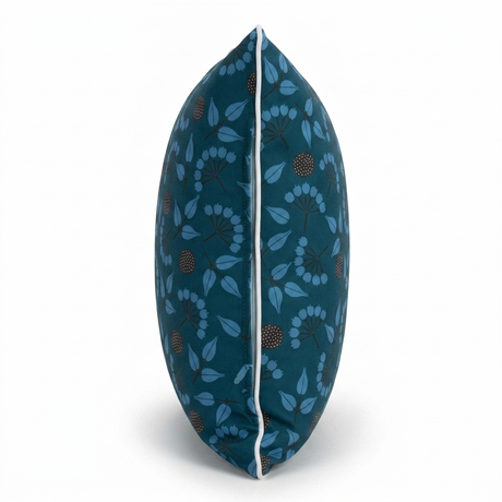 Popcorn Blue 45x45cm Outdoor Cushion — side view