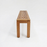 Selina 235cm Karri Gum Timber Bench — side view
