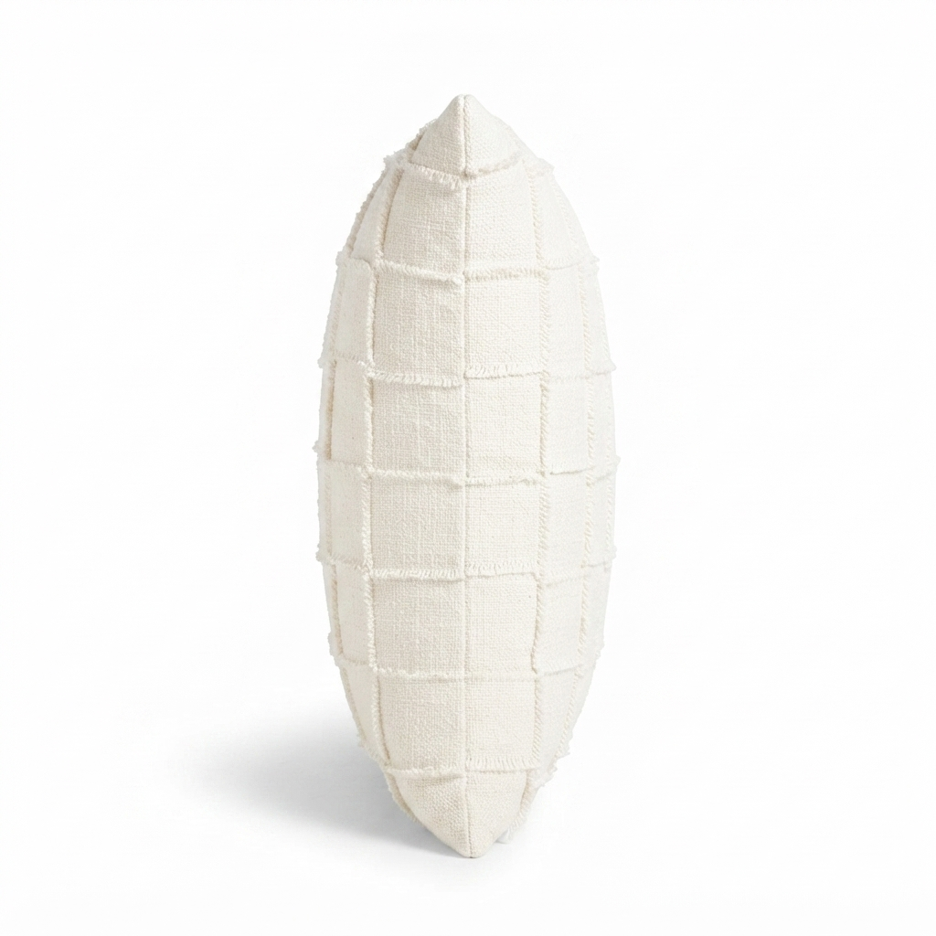 Coco Blanc - Indoor Cushion (50 x 50) — side view