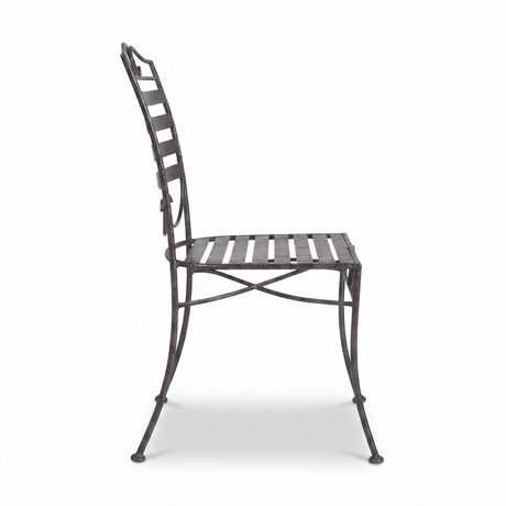 Barcelona chair — side view