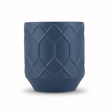 Izel Planter 15.5 x 15 Navy — side view