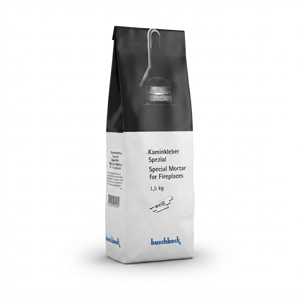 Buschbeck Mortar Adhesive White — side view