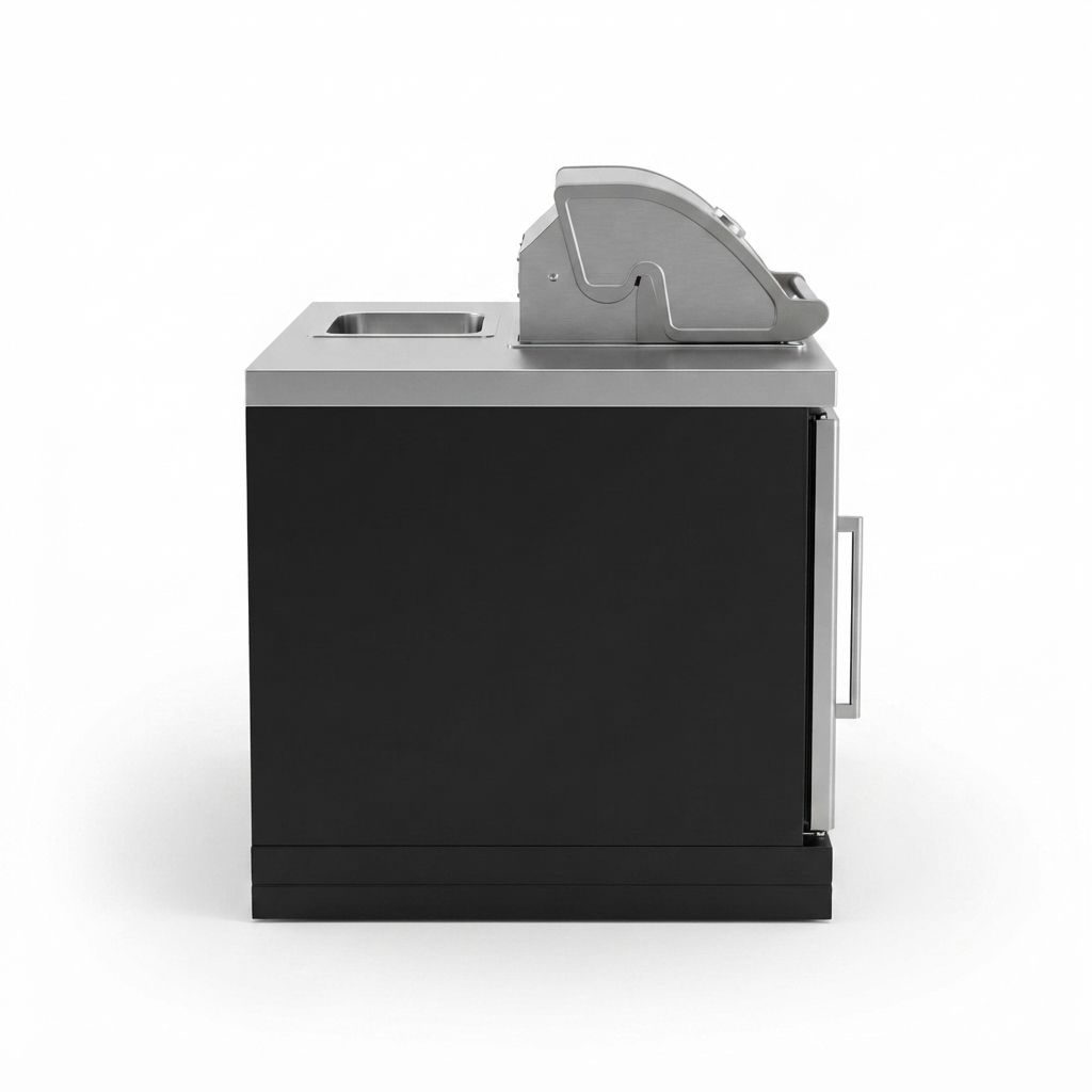 Crossray 2 Burner Gas BBQ Kitchen TC2K-MK1 — side view