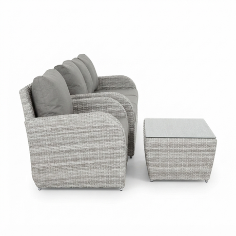 Hampshire Wicker Lounge Set — side view