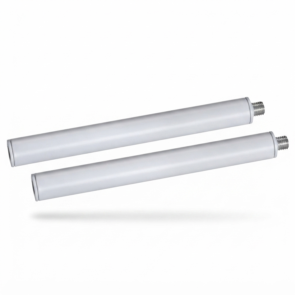 Intense Elegance Extension Poles 300mm - White — side view