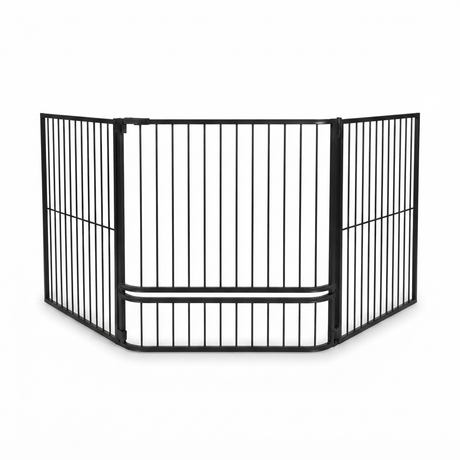 Child Guard for Corner Woodheaters — side view