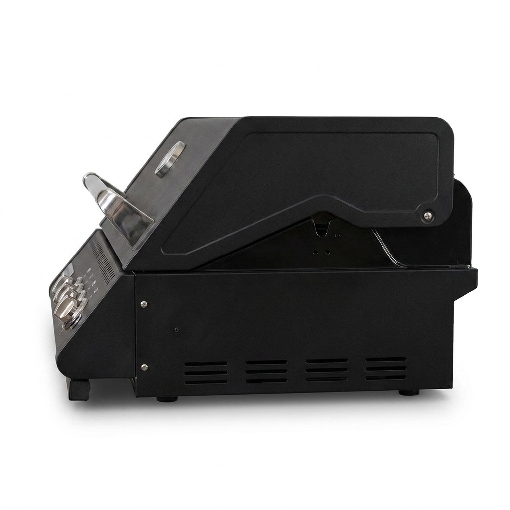 Crossray Xplor 4 Burner In-Built BBQ TCX4FL-B - Black — side view