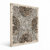 Teak Wall Art Square - Tanaman — side view