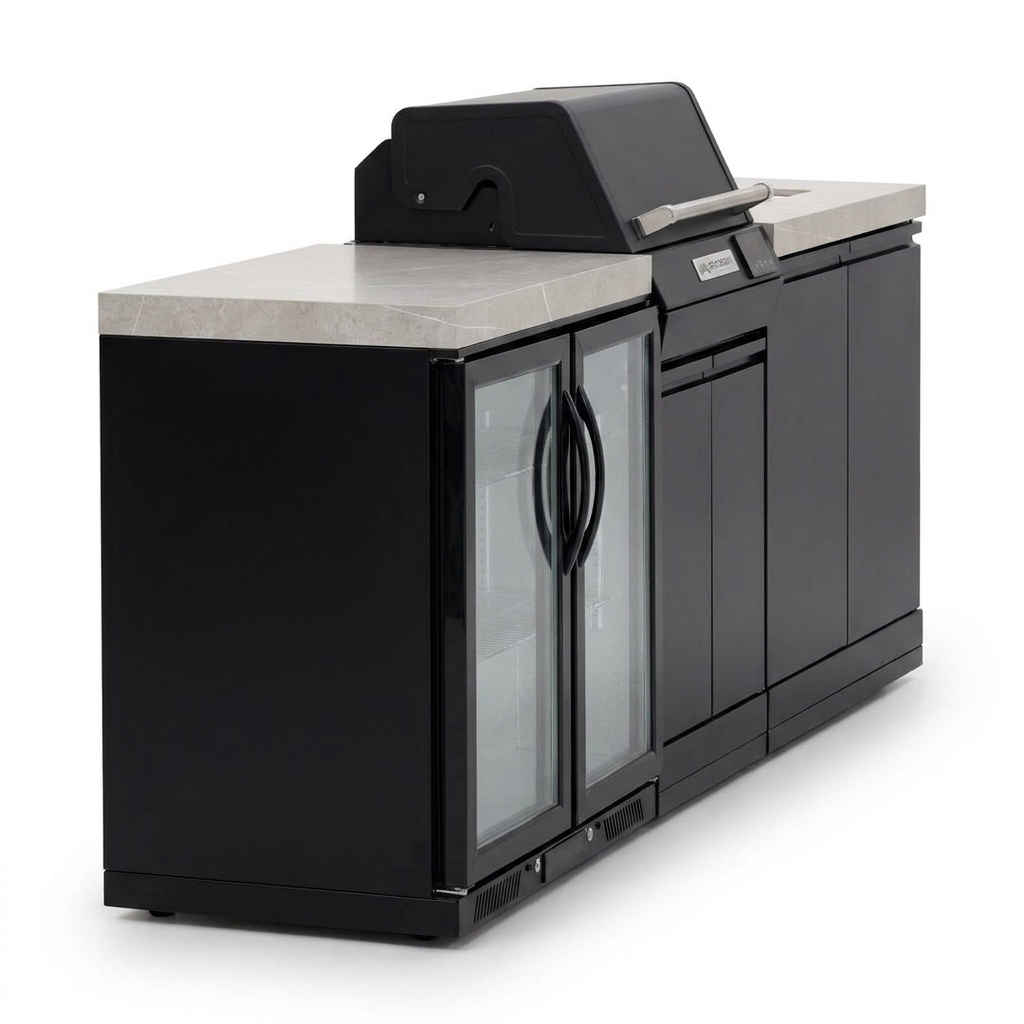 Crossray eXtreme Electric BBQ Outdoor Kitchen TCEK-18 — side view
