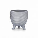 Ceramic Footed Pot - Verge — side view
