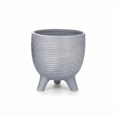 Ceramic Footed Pot - Verge — side view