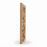 Teak Wall Art - Jeli — side view