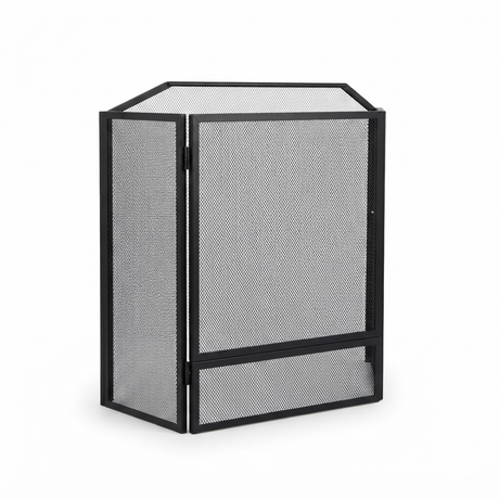 Child Guard Mesh Fire Screen for Woodheaters — side view
