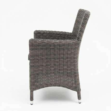 Amani Dining Chair - Grey Storm — side view